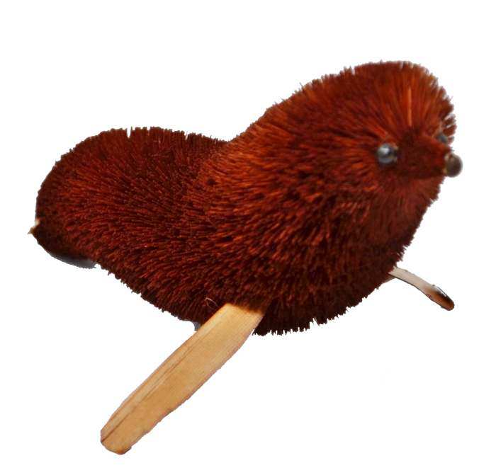 Brushart Bristle Brush Animal Seal Dark Brown 8